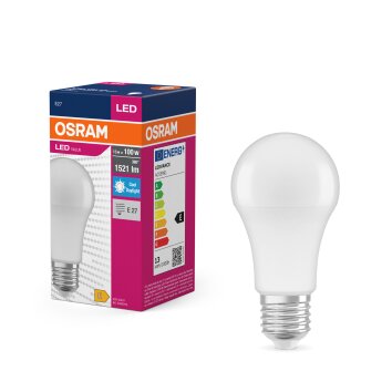 Illuminazione Osram E27 LED 13 Watt Bianco luce solare 1521 Lumen