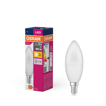 Illuminazione Osram E14 LED 7.5 Watt Bianco caldo 806 Lumen