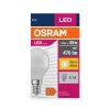 Illuminazione Osram E14 LED 4.9 Watt Bianco caldo 470 Lumen