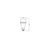 Illuminazione Osram E27 LED 8 Watt Bianco caldo 806 Lumen