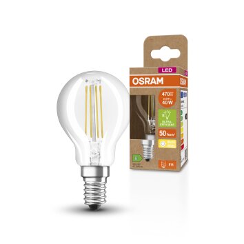 Illuminazione Osram E14 LED 2.5 Watt Bianco caldo 470 Lumen