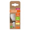 Illuminazione Osram E14 LED 2.5 Watt Bianco caldo 470 Lumen