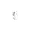 Illuminazione Osram E27 LED 2.6 Watt Bianco caldo dimmerabile 481 Lumen