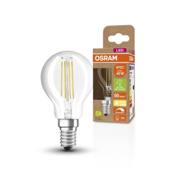 Illuminazione Osram E14 LED 2.9 Watt Bianco caldo dimmerabile 470 Lumen