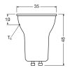 Illuminazione Osram GU10 LED 3 Watt Bianco caldo dimmerabile 230 Lumen