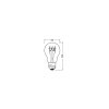 Illuminazione Osram E27 LED 4.8 Watt Bianco caldo dimmerabile 470 Lumen