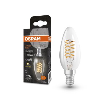 Illuminazione Osram E14 LED 4.8 Watt Bianco caldo dimmerabile 470 Lumen