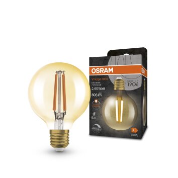 Illuminazione Osram E27 LED 7.2 Watt Bianco caldo dimmerabile 806 Lumen