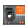 Illuminazione Ledvance Decor Plafoniera LED Nero, 1-Luce