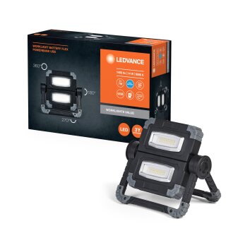 Illuminazione Ledvance Worklight Faro da cantiere LED Grigio, Nero, 1-Luce