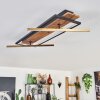 Cascada Plafoniera LED Ottone, Écru, Nero, 1-Luce