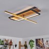 Cascada Plafoniera LED Ottone, Écru, Nero, 1-Luce