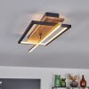 Cascada Plafoniera LED Ottone, Écru, Nero, 1-Luce