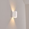 Hoods Lampada da parete per esterno, Lampade Up & Down, Applique LED Bianco, 1-Luce