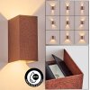 Hoods Lampada da parete per esterno, Lampade Up & Down, Applique LED Ruggine, 1-Luce