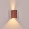 Hoods Lampada da parete per esterno, Lampade Up & Down, Applique LED Ruggine, 1-Luce