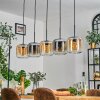 Lauden Lampada a sospensione Ambrato, Chiaro, Grigio fumo, 5-Luci
