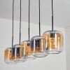 Lauden Lampada a sospensione Ambrato, Chiaro, Grigio fumo, 5-Luci
