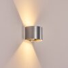 Tamarin Lampada da parete per esterno, Lampade Up & Down, Applique LED Argento, 1-Luce