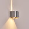 Tamarin Lampada da parete per esterno, Lampade Up & Down, Applique LED Argento, 1-Luce