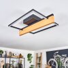 Pompu Plafoniera LED Écru, Nero, 1-Luce