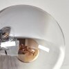Gastor Plafoniera 87 cm Chiaro, Grigio fumo, 8-Luci