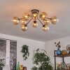 Gastor Plafoniera 83 cm Ambrato, Chiaro, 10-Luci
