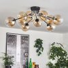 Gastor Plafoniera 83 cm Ambrato, Chiaro, 10-Luci