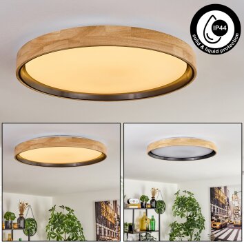 Melstad Plafoniera LED Écru, Nero, Bianco, 1-Luce