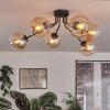 Gastor Plafoniera 74 cm Ambrato, 6-Luci