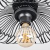 Cristelo Plafoniera Nero, 1-Luce