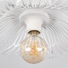 Cristelo Plafoniera Bianco, 1-Luce