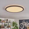 Endrup Plafoniera LED Nero, 1-Luce