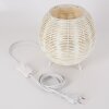 Malpica Lampada da tavolo Beige, 1-Luce