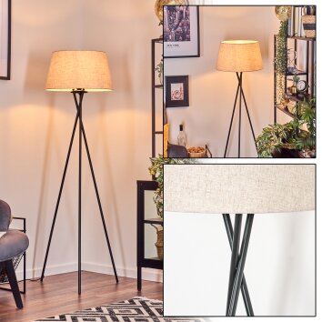 Bassagoda Lampada da terra beige, 1-Luce