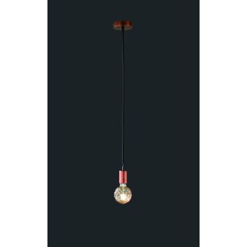 Trio-Leuchten Cord Lampada a Sospensione Ramato, 1-Luce