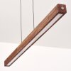 Carbellino Lampada a sospensione Marrone scuro, Nero, 1-Luce
