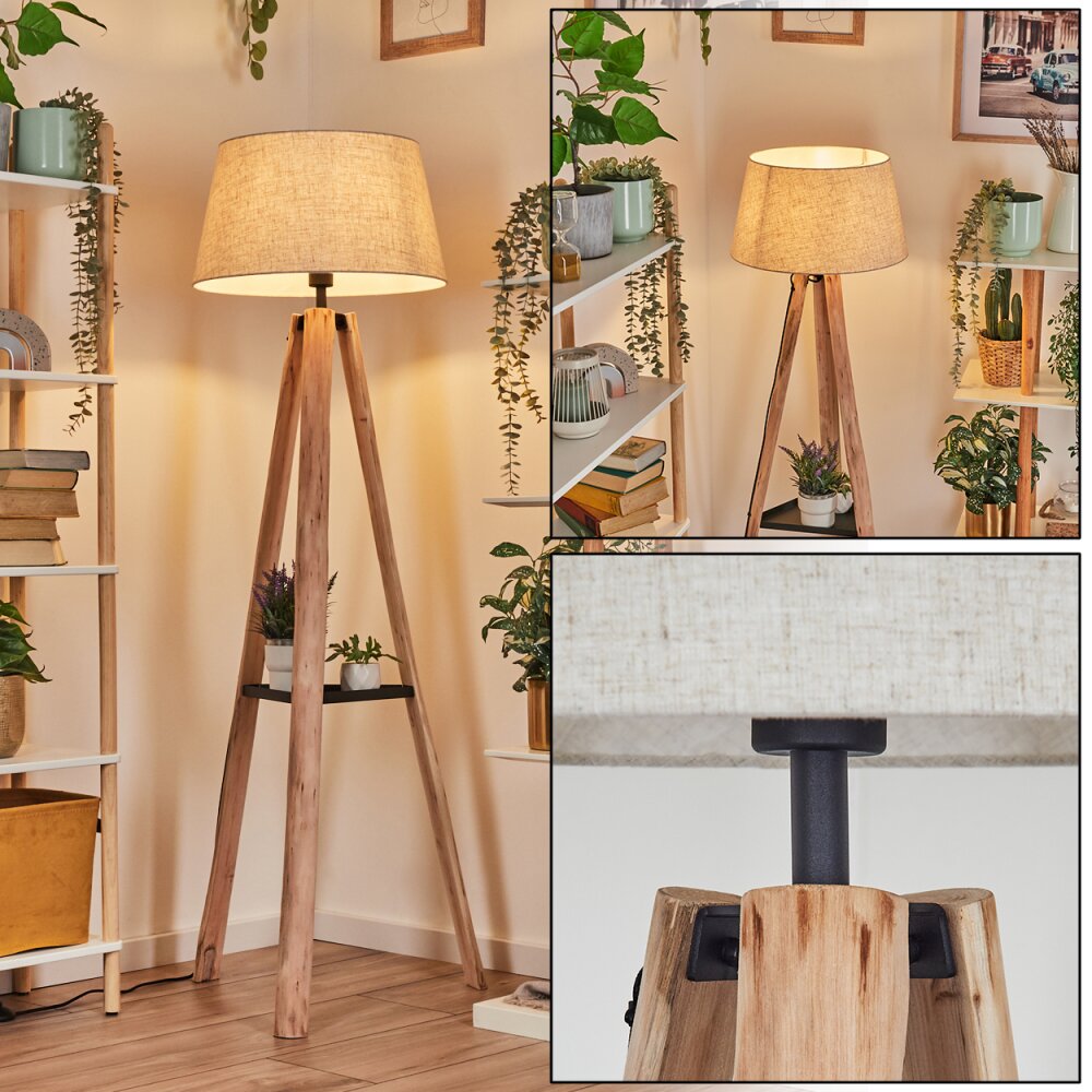 Bassagoda Lampada da terra beige, 1-Luce main product photo