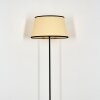 Chellas Lampada da terra beige, Nero, 1-Luce