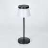 Algeraz Lampada da tavolo per esterno, Lampada da tavolo LED Nero, 1-Luce