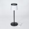 Algeraz Lampada da tavolo per esterno, Lampada da tavolo LED Nero, 1-Luce