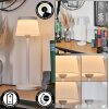 Algeraz Lampada da tavolo per esterno, Lampada da tavolo Bianco, 1-Luce