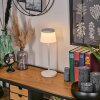 Algeraz Lampada da tavolo per esterno, Lampada da tavolo Bianco, 1-Luce