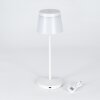 Algeraz Lampada da tavolo per esterno, Lampada da tavolo Bianco, 1-Luce