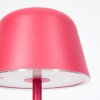 Asen Lampada da tavolo per esterno, Lampada da tavolo LED Fucsia, 1-Luce