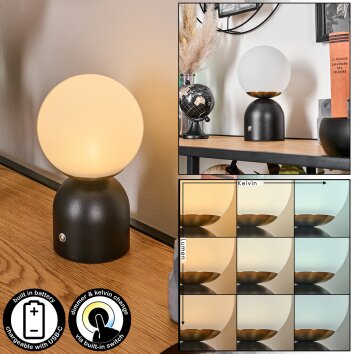 Ulvsbyn Lampada da tavolo LED Oro, Nero, 1-Luce