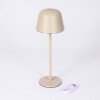 Asen Lampada da tavolo per esterno, Lampada da tavolo LED Beige, 1-Luce