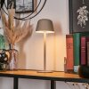 Asen Lampada da tavolo per esterno, Lampada da tavolo LED Beige, 1-Luce