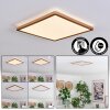 Storselet Illuminazione bagno, Plafoniera, Panel LED Oro, 1-Luce