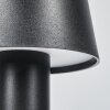 Salgadinho Lampada da tavolo per esterno, Lampada da tavolo LED Nero, 1-Luce